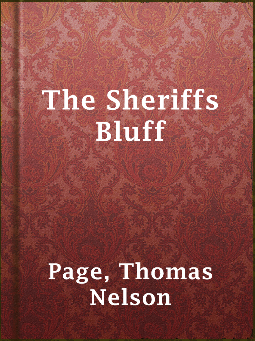 Cover image for The Sheriffs Bluff